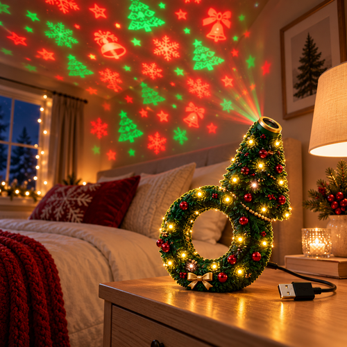Christmas Magic USB Projector Light