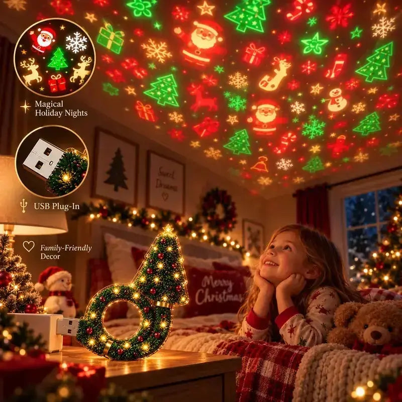 Christmas Magic USB Projector Light