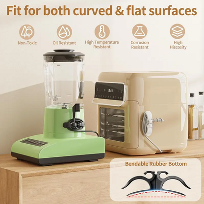Stick-On Appliance Cord Organizer – Flexible Cable Wrap for Kitchen Counters