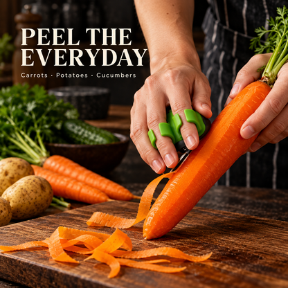 Two-Finger Palm Vegetable Peeler | Compact Kitchen Prep Tool
