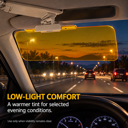 DriveShade Adjustable Dual-Lens Car Sun Visor