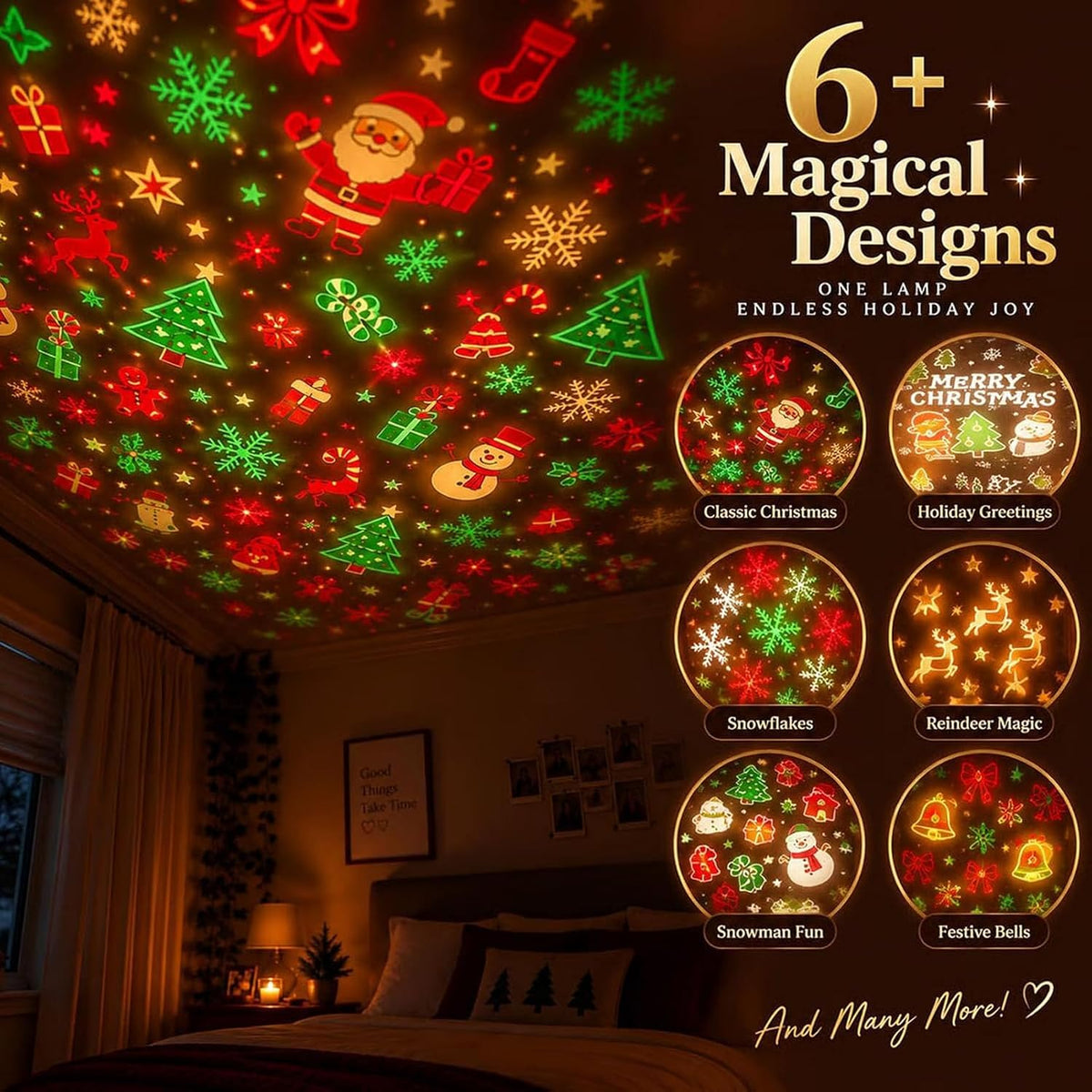 Christmas Magic USB Projector Light