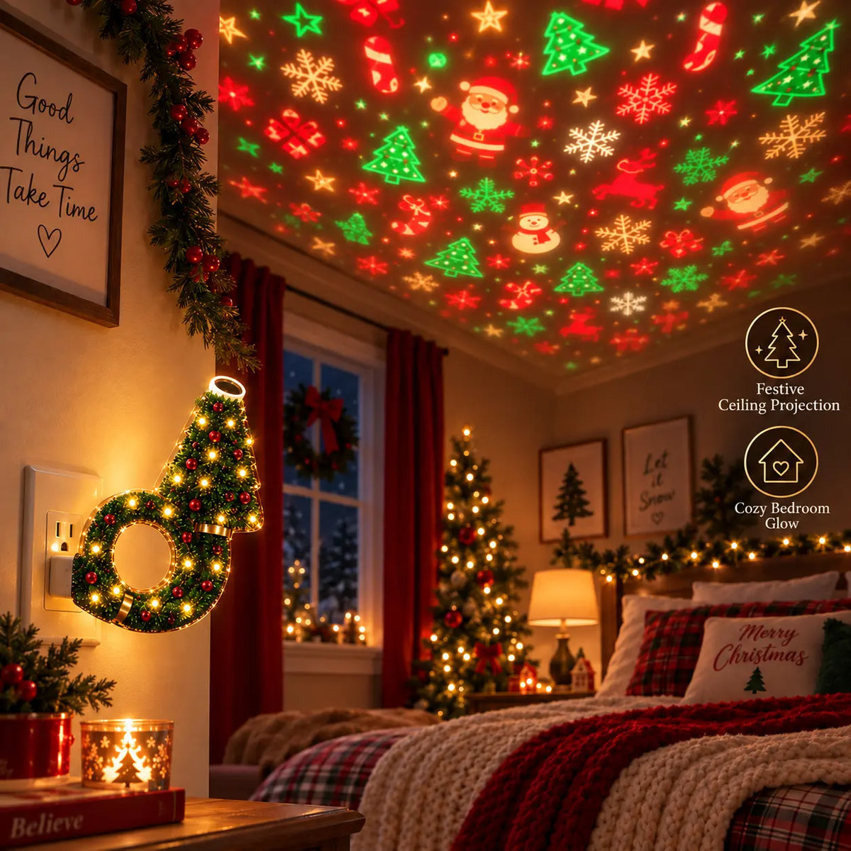 Christmas Magic USB Projector Light