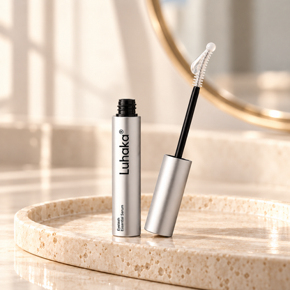 Luhaka vanity corrected v2 — styled product illustration
