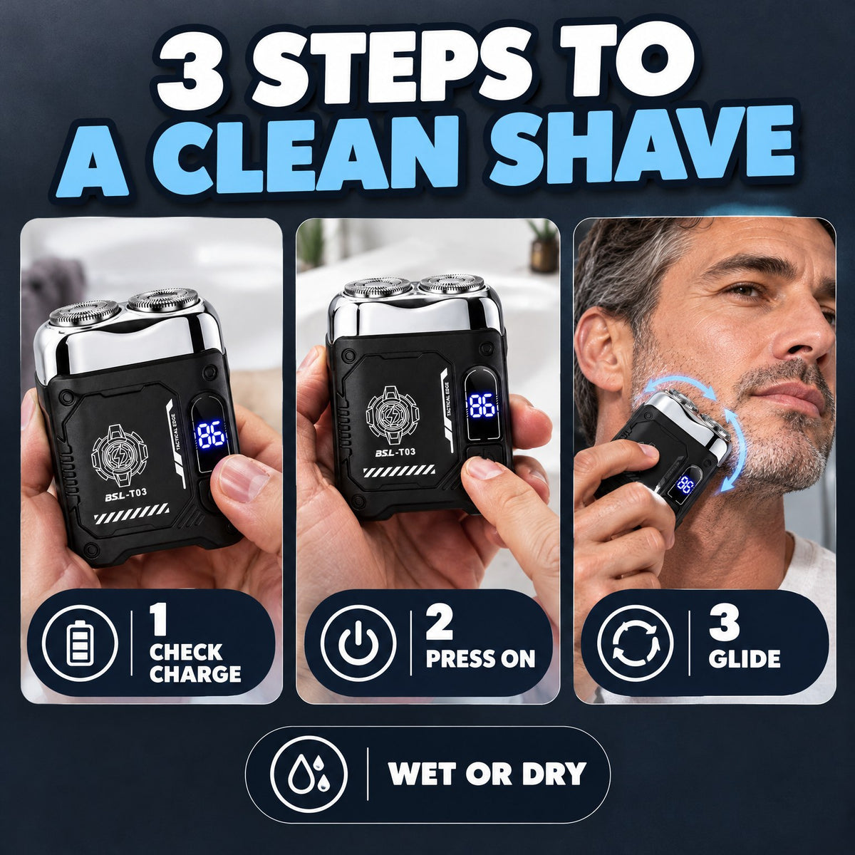 How to use the mini shaver