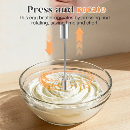 Stainless steel rotary whisk product detail