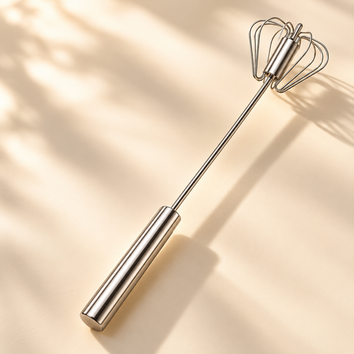 Stainless steel hand-push whisk studio creative